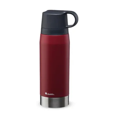 CityPark Thermavac™ Twin Cup Bottle 1.1L Burgundy Red