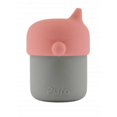 Silicone Sippy Cup Slate - Rose