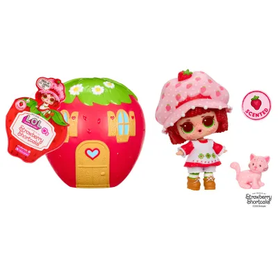 LOL Surprise Loves Strawberry Shortcake Tots Scented Collectible Dolls with 7 Surprises