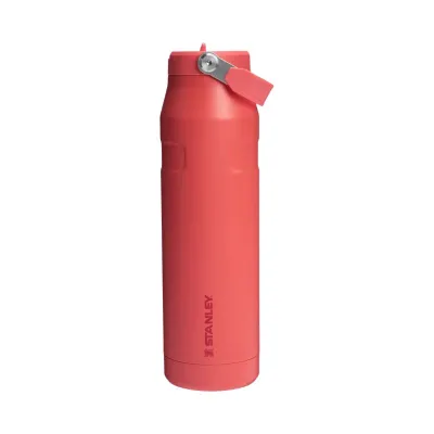 Stanley IceFlow Bottle with Flip Straw 1.1L - Hot Coral