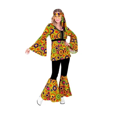 The 70s Groovy Style Yellow Circles