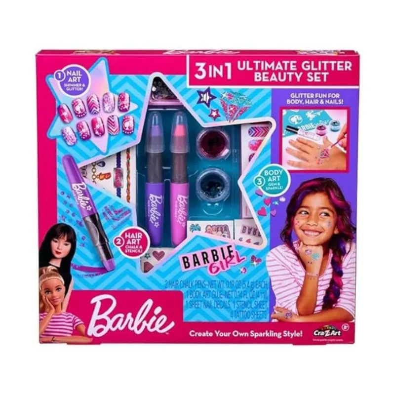 Cra-Z-Art Barbie 3 in 1 Ultimate Beauty Set