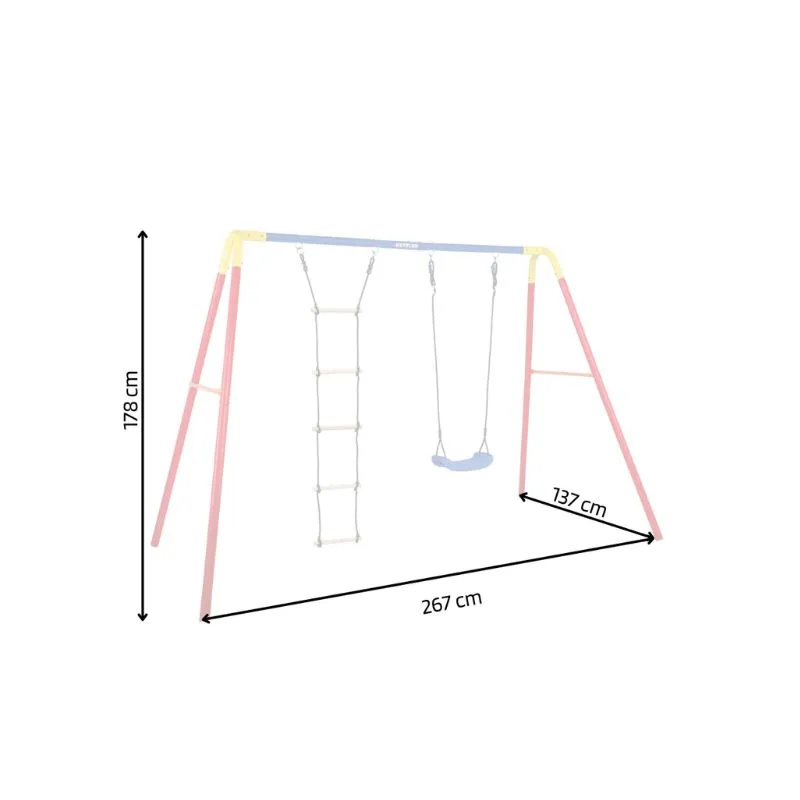 Kettler Double Swing Combi Red/Blue