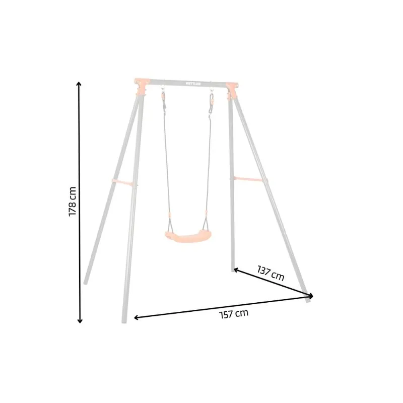 Kettler Single Swing Grey / Orange