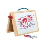 Cra-Z-Art Two-Sided Tabletop Wooden Easel - 19 pcs