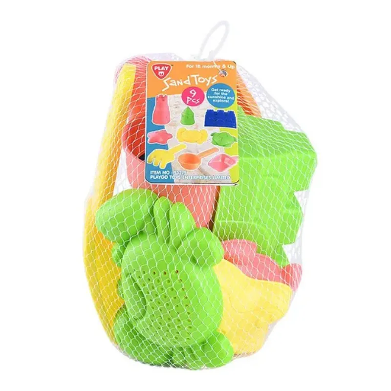 Playgo Sand Play & Mould Set - 9pcs 18+ Months