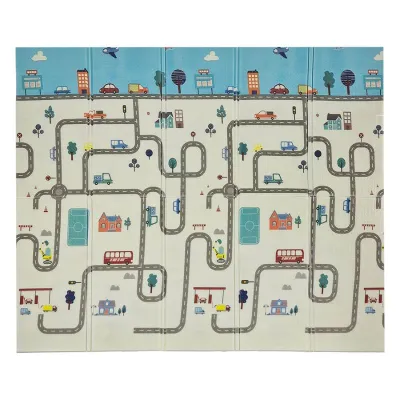 Bebe Star Double-sided activity mat Traffic