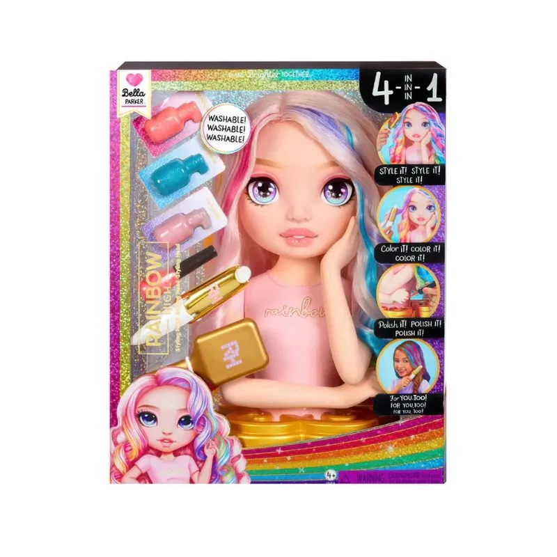Rainbow High Bella Parker Styling Head Playset