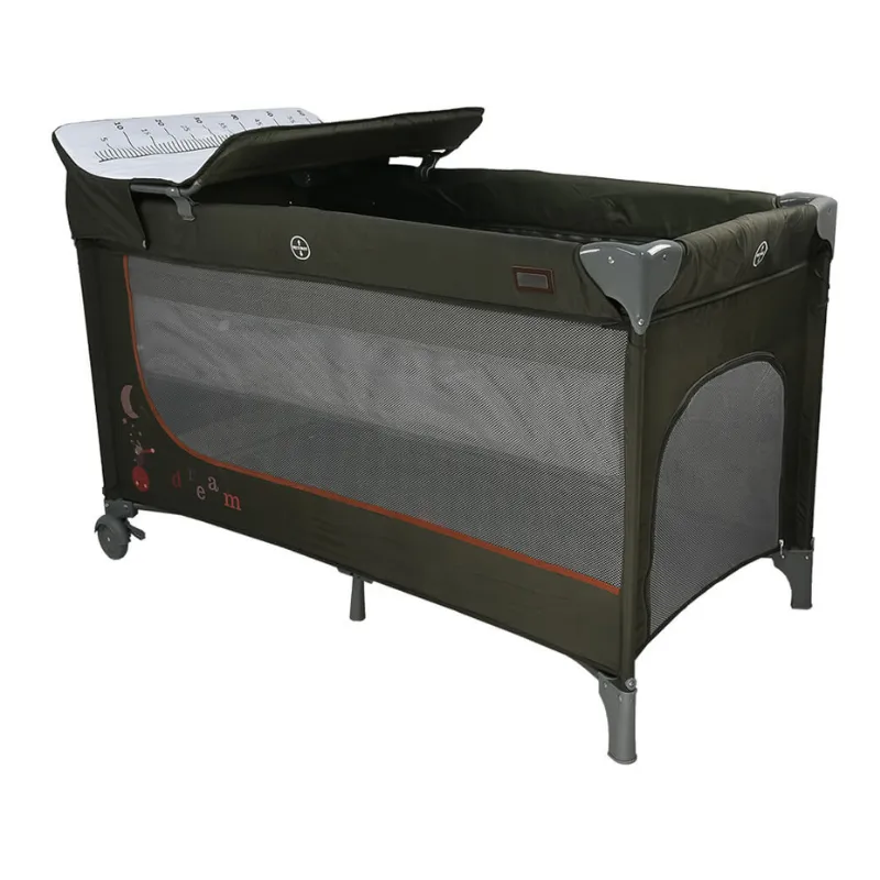 Bebe Stars Play Yard Dreamer with 2nd floor and changer Olive
