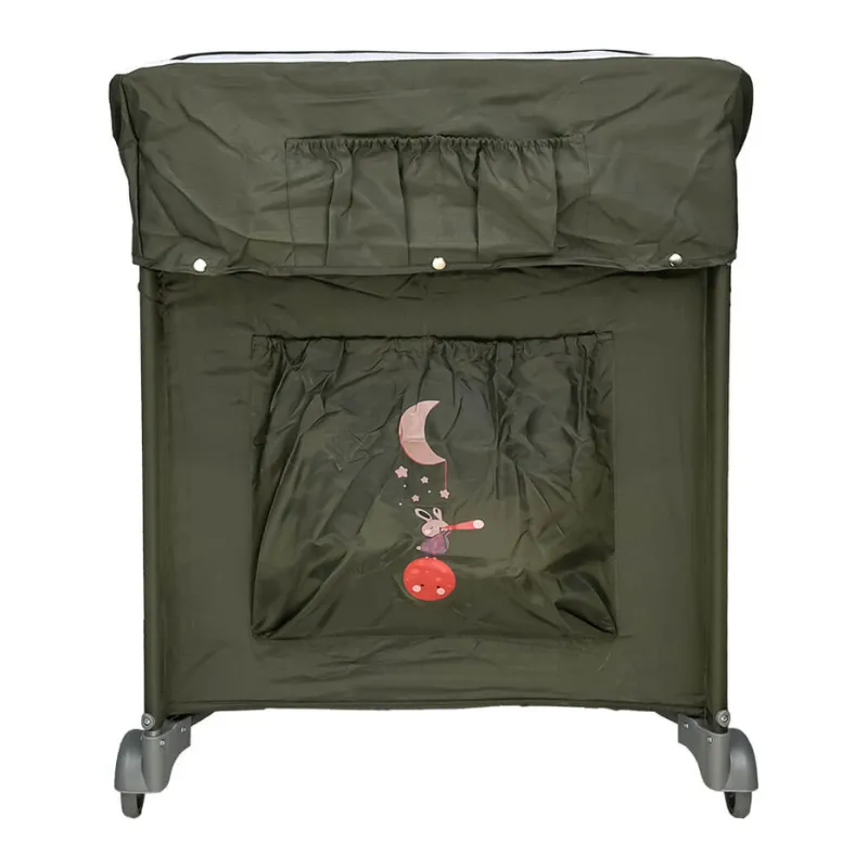 Bebe Stars Play Yard Dreamer with 2nd floor and changer Olive