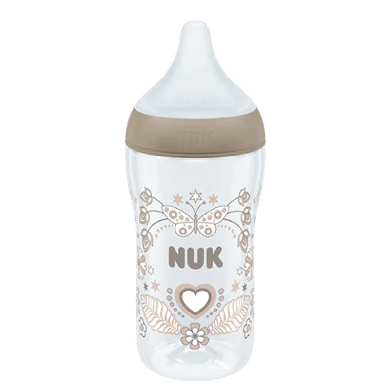 NUK Perfect Match Baby Bottle with soft silicone teat 260ml