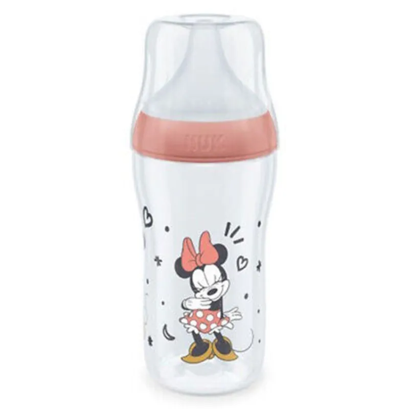 NUK Perfect Match Baby Bottle with soft silicone teat Minnie Mouse 260ml