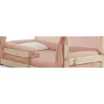 Italbaby Experience 4pc Cylindrical Bumper Set Rose