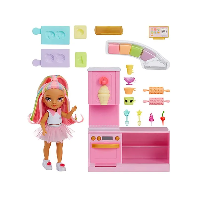 Rainbow High Little Dessert Shop with little Kandy Doll