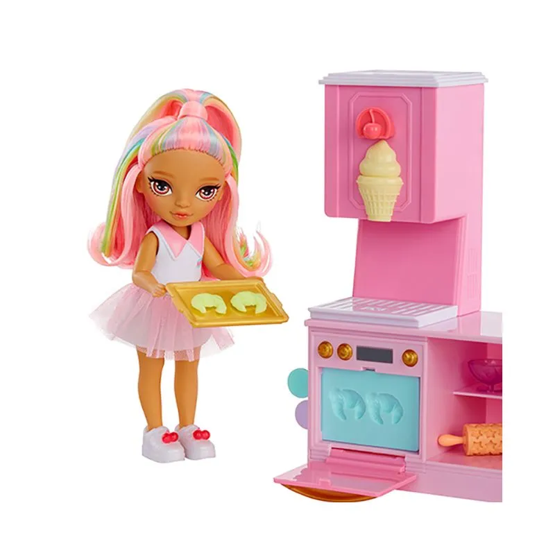 Rainbow High Little Dessert Shop with little Kandy Doll