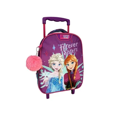 Must Kindergarten Trolley Backpack Disney Frozen Forever Sisters