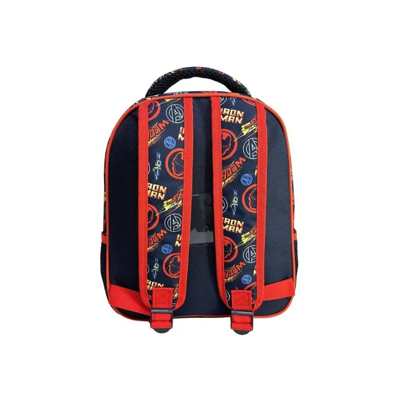 Must Toddler School Backpack Avengers Iron Man 2 Compartments