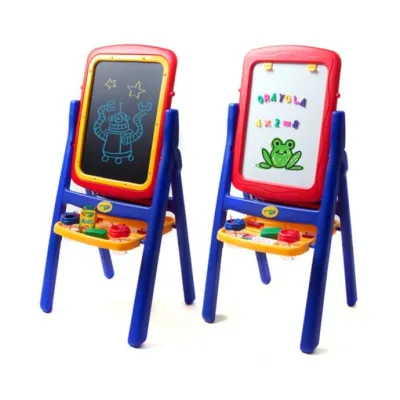 Crayola Easel Qwikflip Double - Sided 4-in-1 Magnetic dry erase
