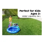 Bestway Polar Pals Kids Inflatable Paddling Pool with Play Center
