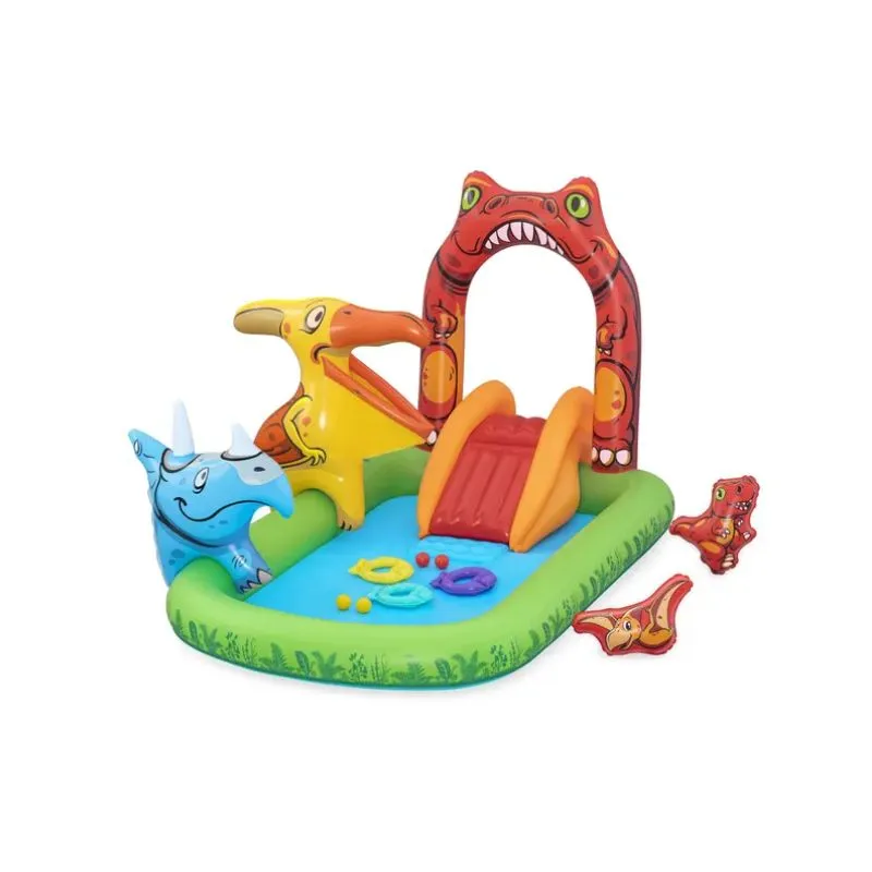 Bestway Jurassic Splash Kids Inflatable Water Play Center and Pool