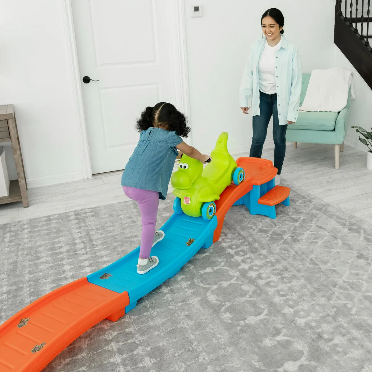 Step 2 Dino Dash Up & Down Roller Coaster