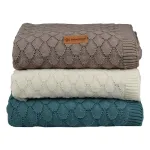 Bebe Stars Knitted bed blanket
