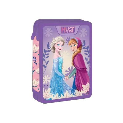 Must Team Disney Frozen Sisters  Double Full School Pencil Case