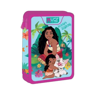 Disney Moana 2 Double Full School Pencil Case