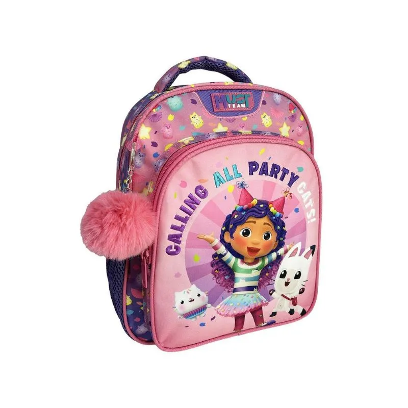 Must Team Gabbys Dollhouse Calling All Party Cats Toddler Backpack 2 cases