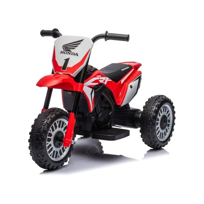 Prince Toys Licensed Honda Mini 6V Motorcycle, Red
