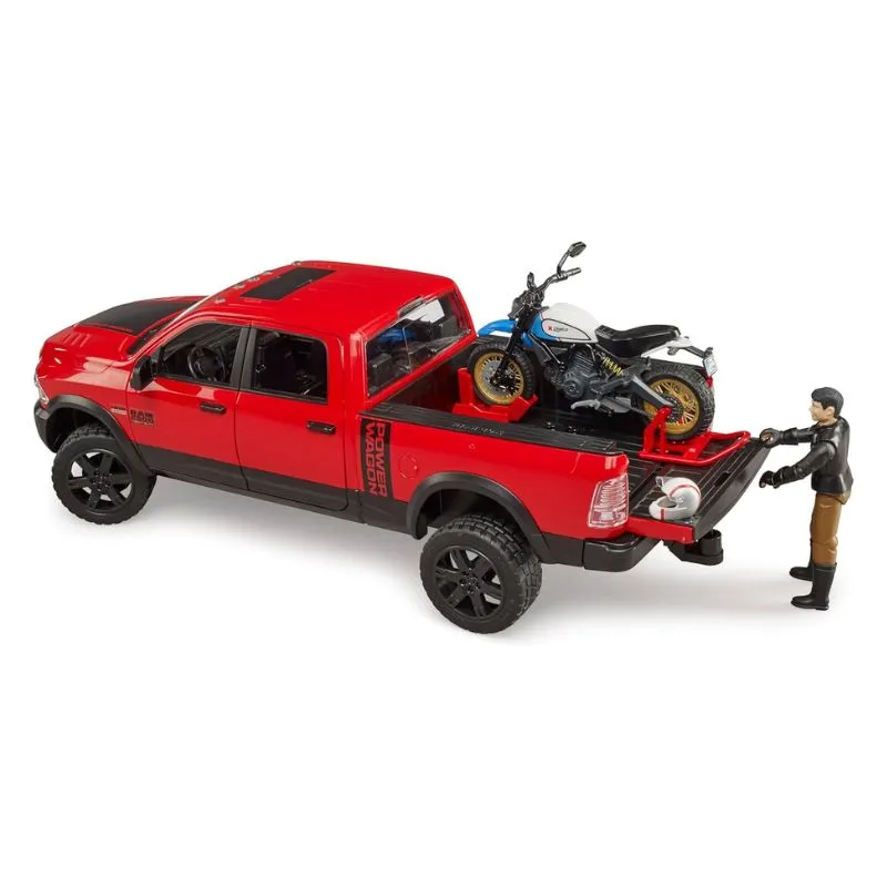 Bruder Ram Power Wagon Including Ducati Desert