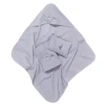 Das Home  Baby Bath Set Gray 3pcs