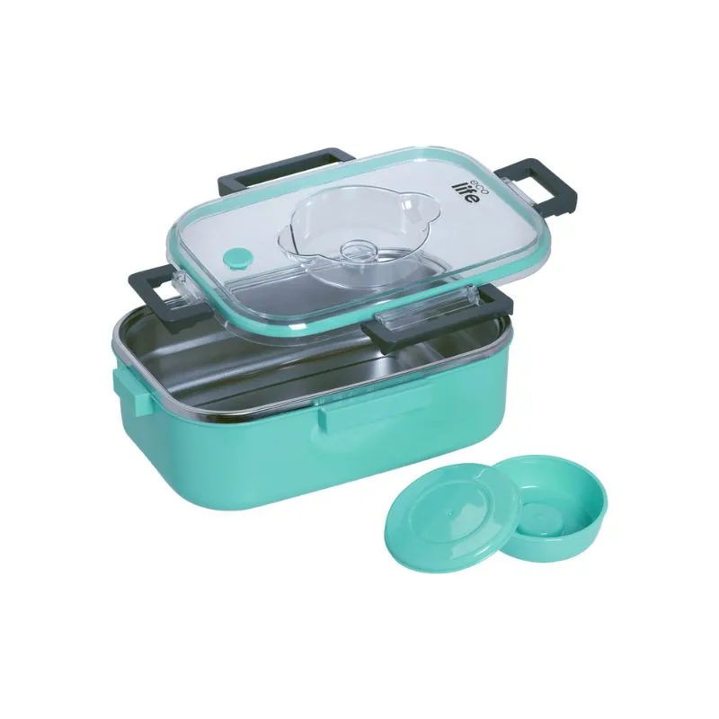 Ecolife Rectangular Food Container 850ml Blue