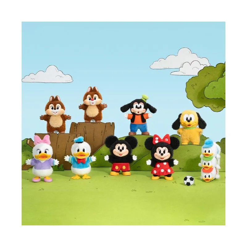 Pop Mart Mickey Family Cute Together Keychain Series Figures