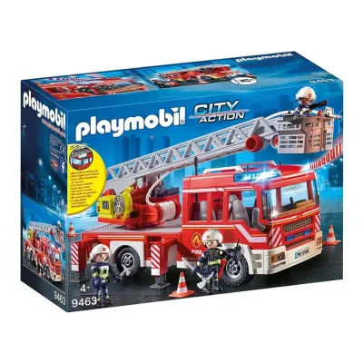 Playmobil City Action , Fire Ladder Unit Playset