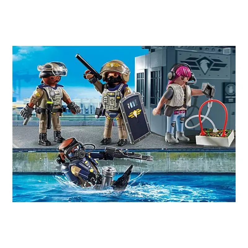 Playmobil Action City Tactical Unit Figure Set
