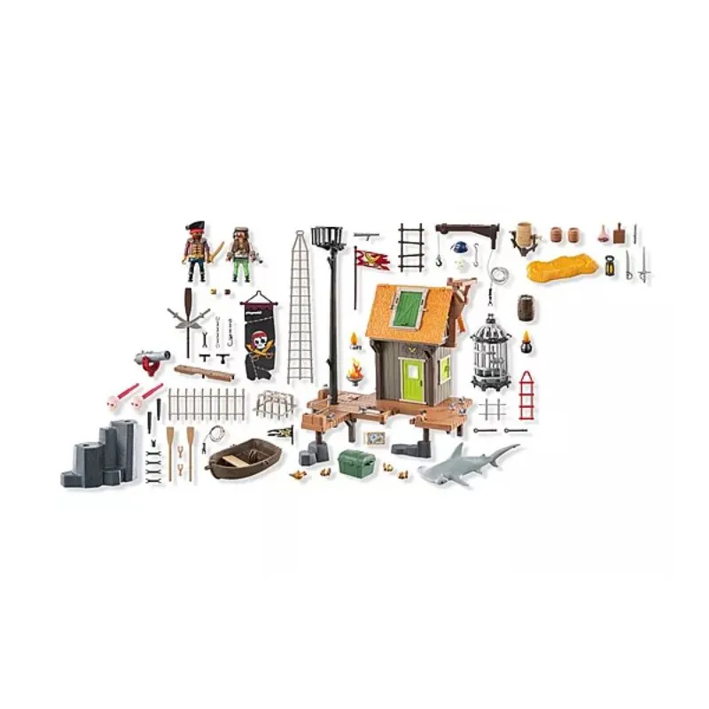 Playmobil Pirate harbor with pirate prison