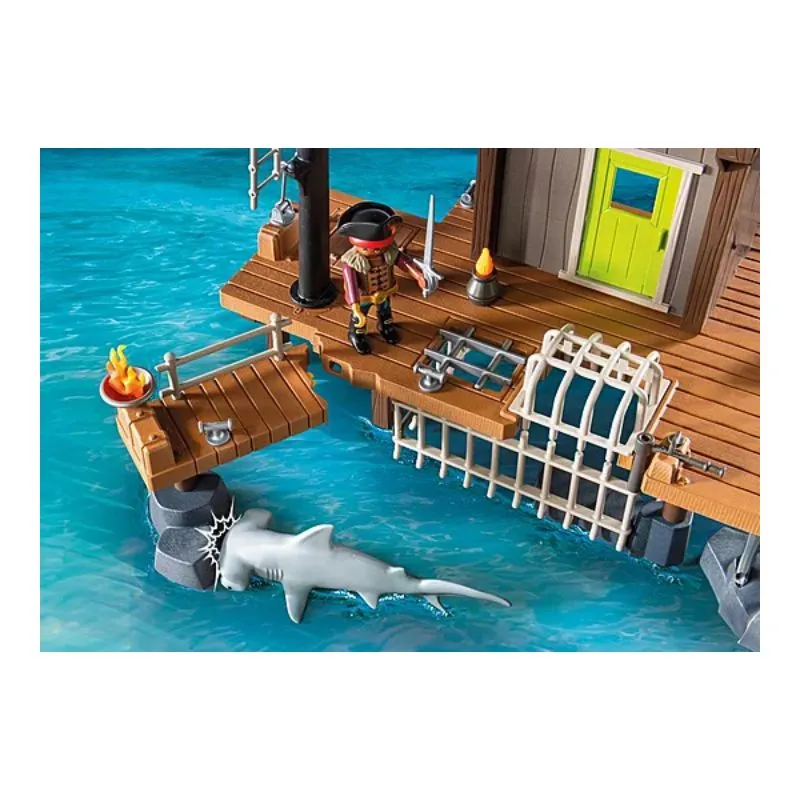 Playmobil Pirate harbor with pirate prison
