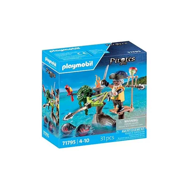 Playmobil Pirate with ballista