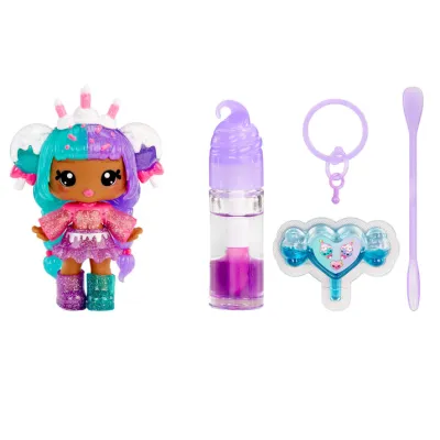 Yummiland Lip Gloss Doll: Mystery Color Change - Carly Cakepop