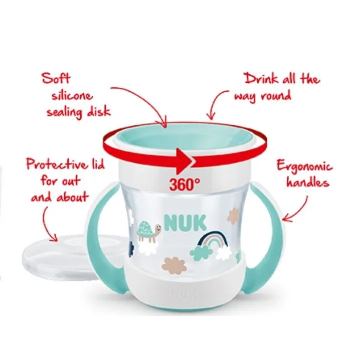 NUK Mini Magic Cup 160ml with drinking rim and lid