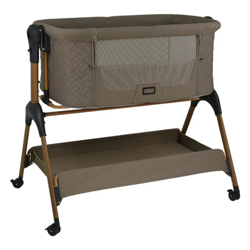 Bebe Stars Baby Cot Style 2 in 1 Natural Beige