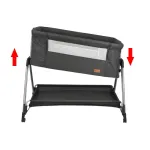 Bebe Stars Baby Cot Pearl Graphite