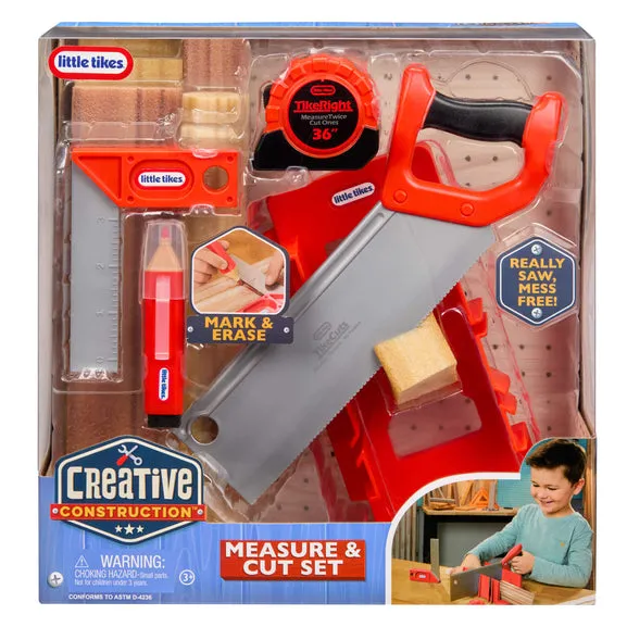 Little Tikes Creative Construction Measure & Cut Set