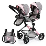 Bayer Design Dolls Twin Doll Pram Neo