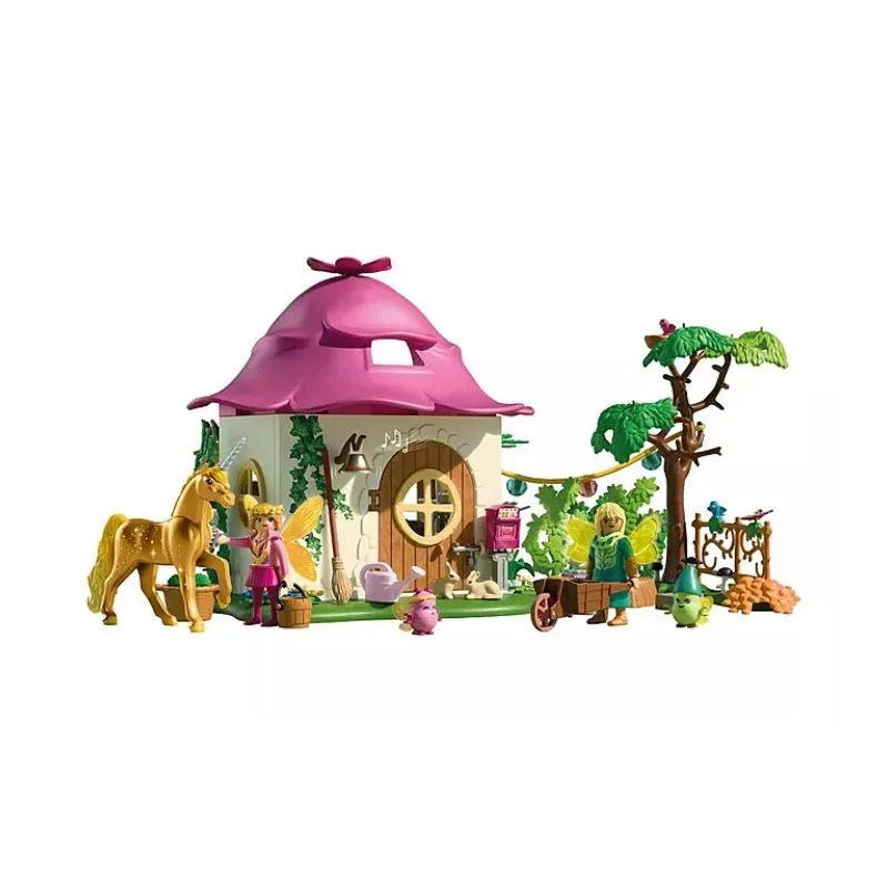 Playmobil Cozy Fairy Home with Golden Unicorn