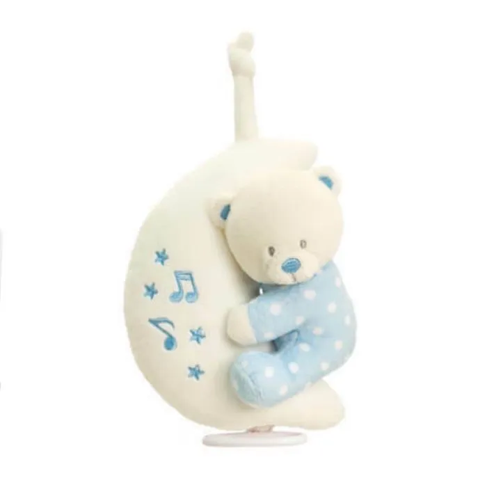 Keel Toys Soft Plush Musical Bear on Moon