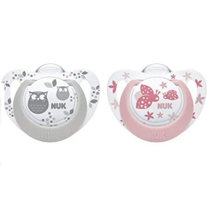 NUK Genius Color Silicone Soother 0-6 Months