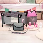 Bayer Design Dolls Travel Bed and Accessories