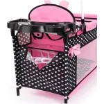 Bayer Design Dolls Multi bed , Pink Hearts